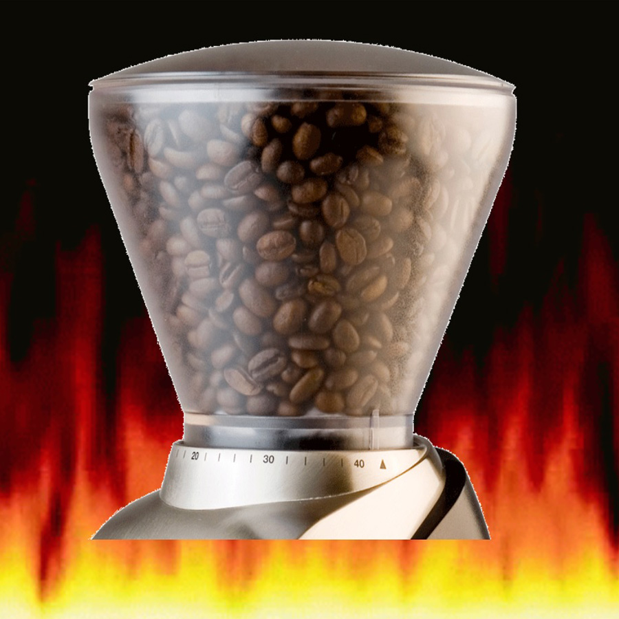 מטחנה תעשייתית מתחממת