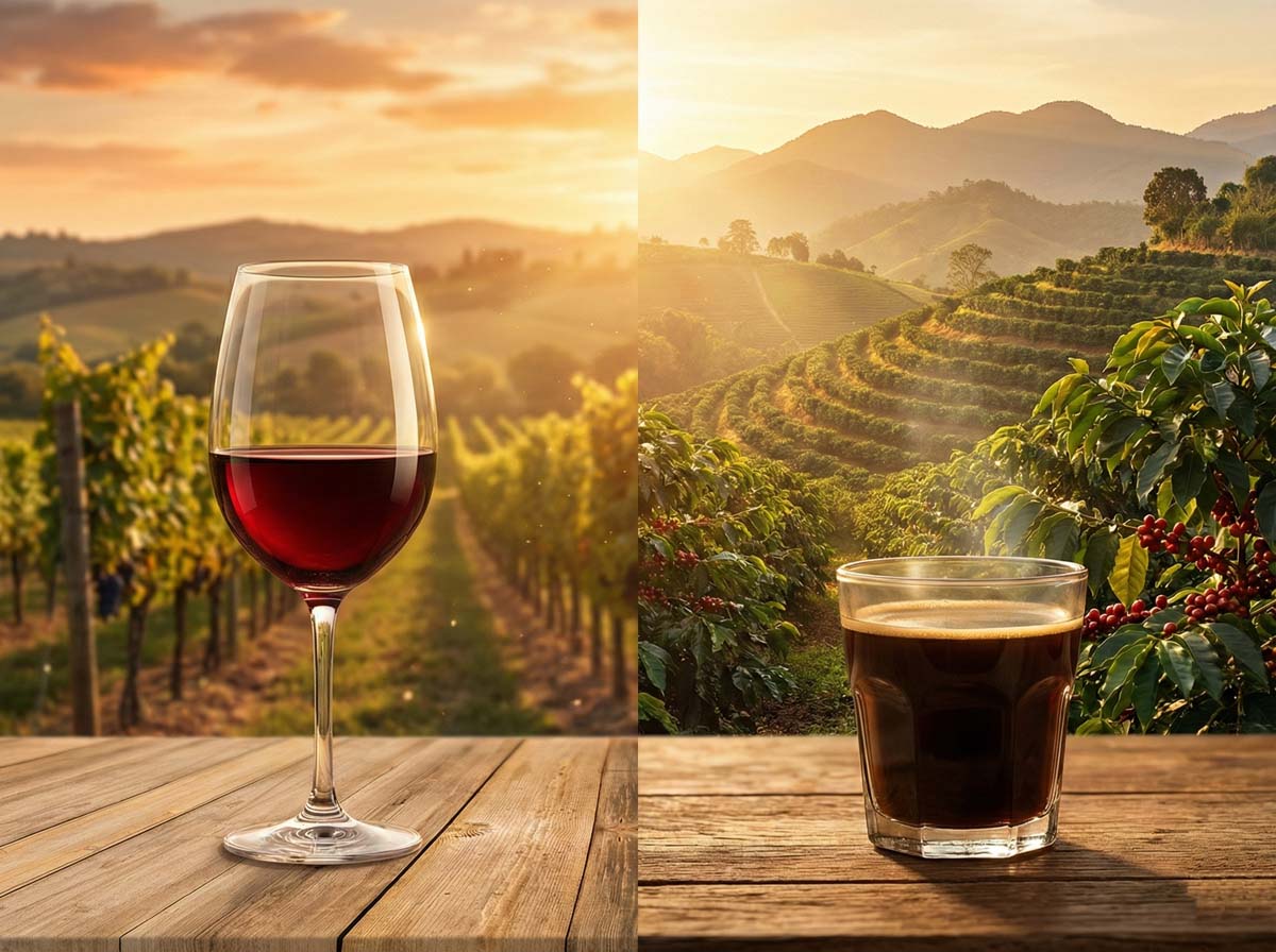 קפה ויין - טעם של מקום